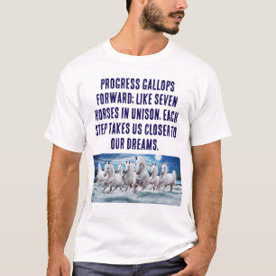 Progressives T-Shirt für motivierend