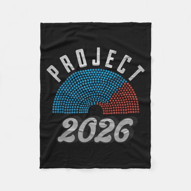 Project 2026 Tee Shirt  Fleecedecke (Vorderseite)