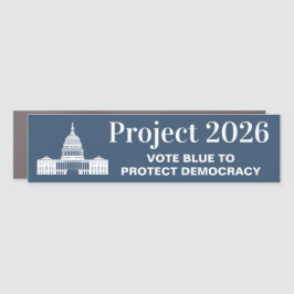 Project 2026 Vote for Democracy Auto Magnet