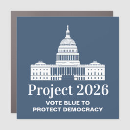 Project 2026 Vote for Democracy Auto Magnet