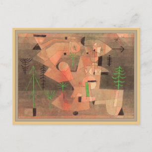 Project for a Garden by Paul Klee Postkarte