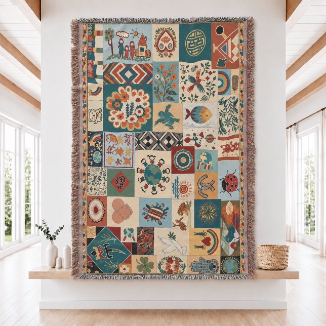 Project Hail Mary Patchwork-Wurfdecke  Decke (Von Creator hochgeladen)
