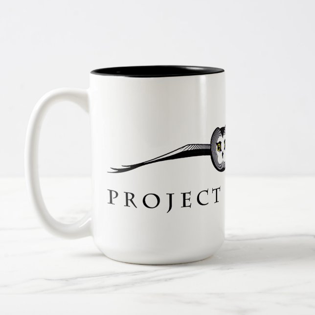 Project Owlnet Keramik-Tasse  Zweifarbige Tasse (Links)