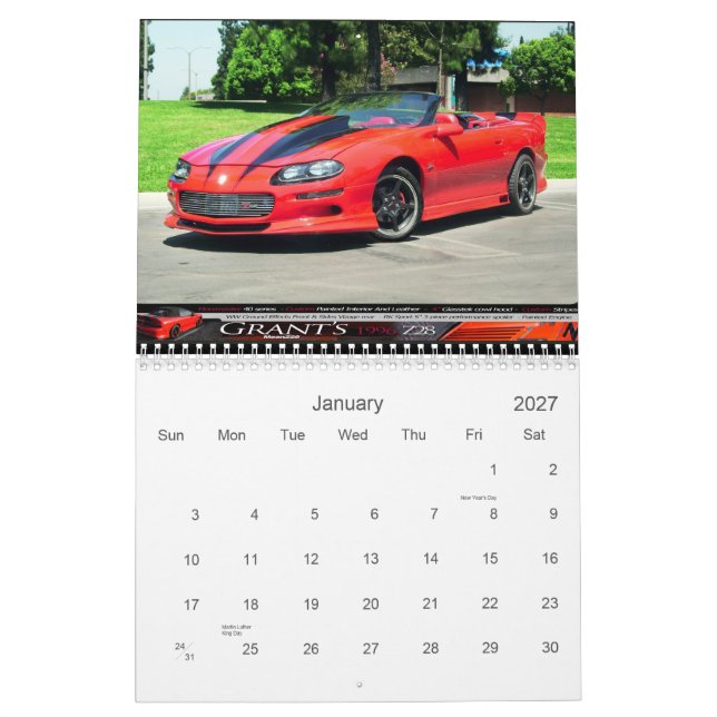 ProjectCamaro.com-Kalender 2007 Kalender (Jan 2027)