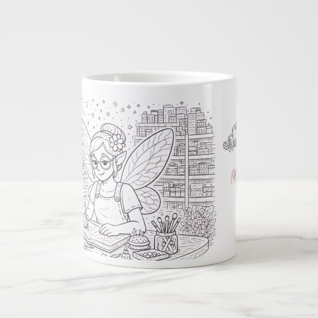 #ProjectCraftFairy LuLu v1 Spezial-Tasse Jumbo-Tasse (Vorderseite)