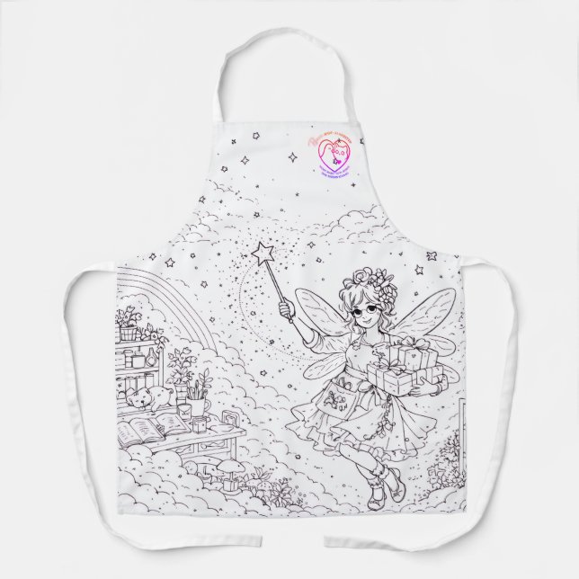 #ProjectCraftFairy LuLu v2 Colouring Schürze (Vorderseite)