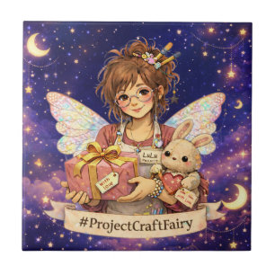 #ProjectCraftFairy Nachtmodus  Keramik-Untersetzer Fliese