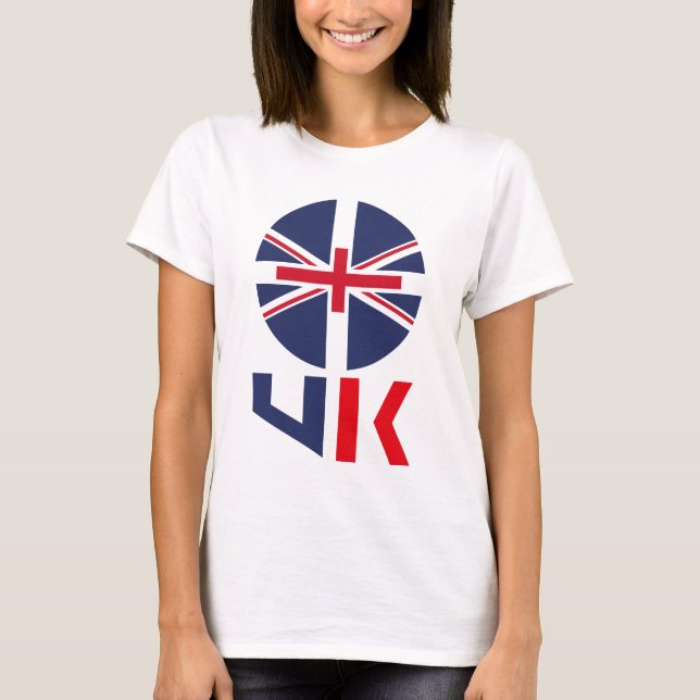 PROJECTED FLAG UK / ENGLAND BY MASANSER T-Shirt (Vorderseite)