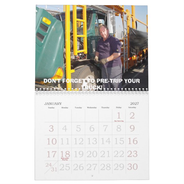 Projekt 006 mit 2007 Kalendern, 2007 PMT Kalender (Jan 2027)