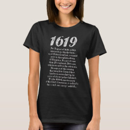 Projekt 1619 Amerikaner 400 Jahre Schwarze Geschic T-Shirt