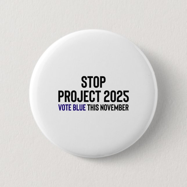 Projekt 2025 anhalten - Blue 1 wählen Button (Vorderseite)