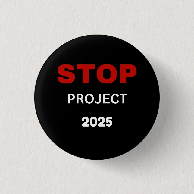 Projekt 2025 anhalten button (Vorderseite)