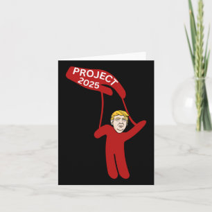 Projekt 2025 Donald Trump Puppet Karte
