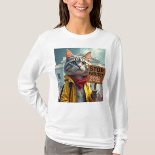 Projekt 2025 Katzen stoppen T-Shirt