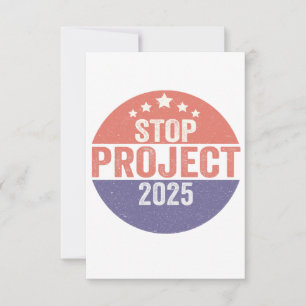 Projekt 2025 Trump American Patroitic USA Button Save The Date