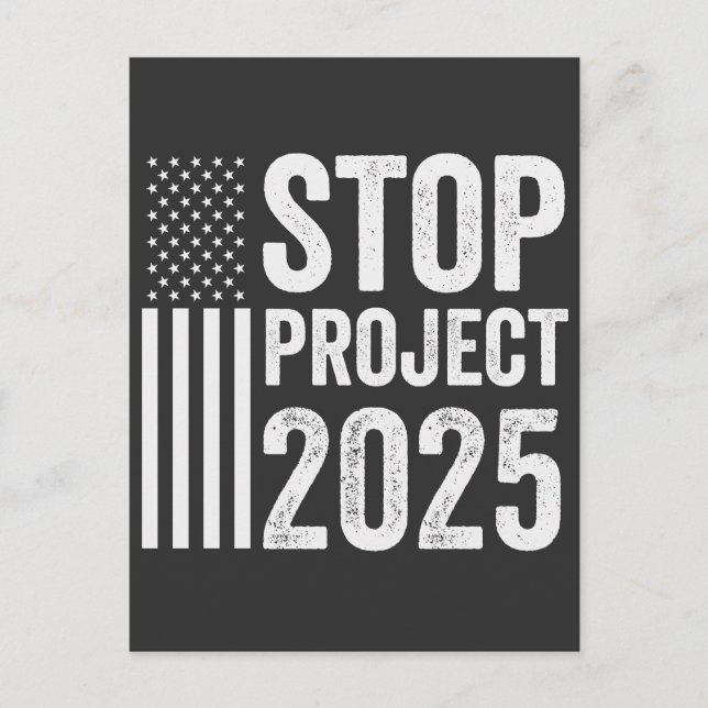 Projekt 2025 Trump Amerika Republikaner USA Postkarte (Vorderseite)