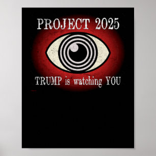 Projekt 2025. Trump beobachtet Sie Poster