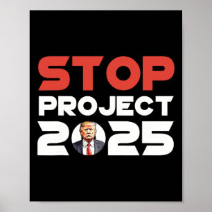 Projekt 2025 Trumps Projekt Anti Trump Patriotic Poster