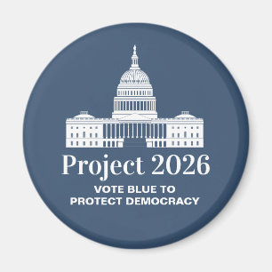 Projekt 2026 Stimme für die Demokratie Magnet