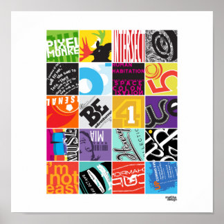 Projekt "20 Quadrate" I Poster