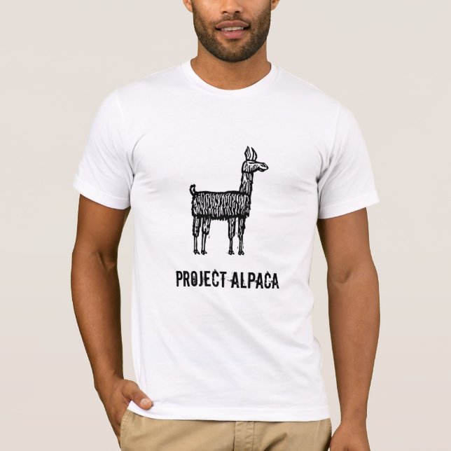 Projekt Alpaka T-Shirt (Vorderseite)