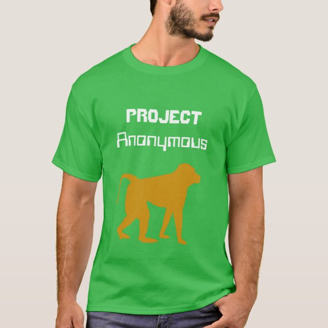 Projekt Anonymer Baboon-T - Shirt (Vorderseite)