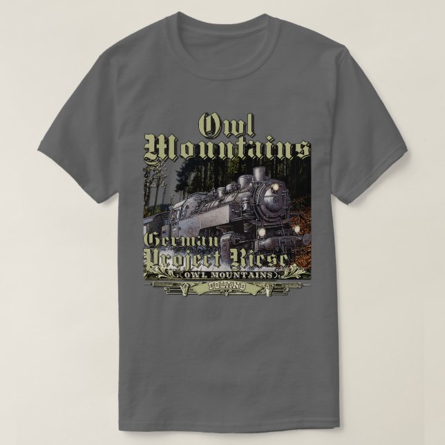 Projekt Aufstieg Owl Mountains Polen T-Shirt (Design vorne)