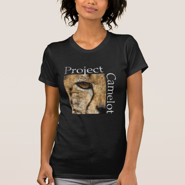 Projekt Camelot dunkles Kleid (verwitterter Blick) T-Shirt (Vorderseite)