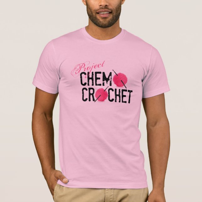 Projekt Chemo Häkelarbeit-Logo-Shirt T-Shirt (Vorderseite)