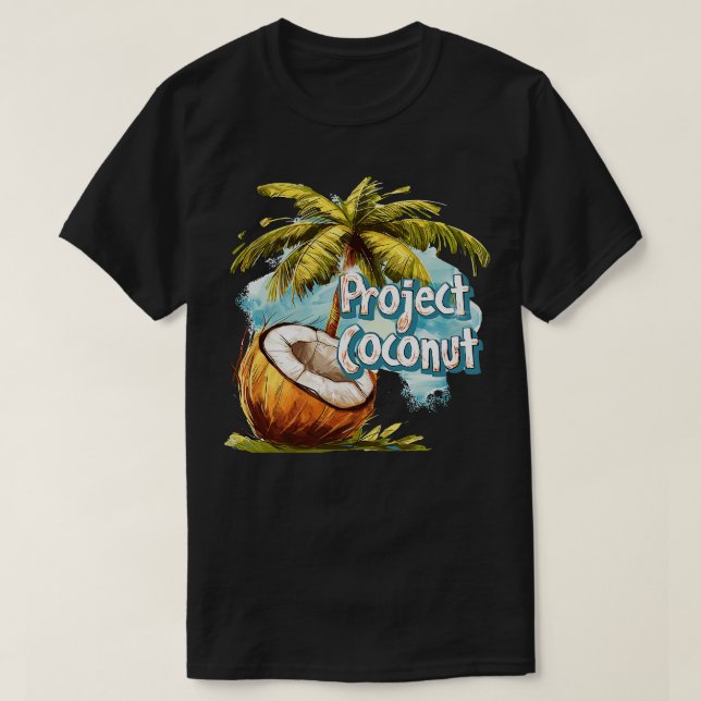 Projekt Coconut T-Shirt (Design vorne)
