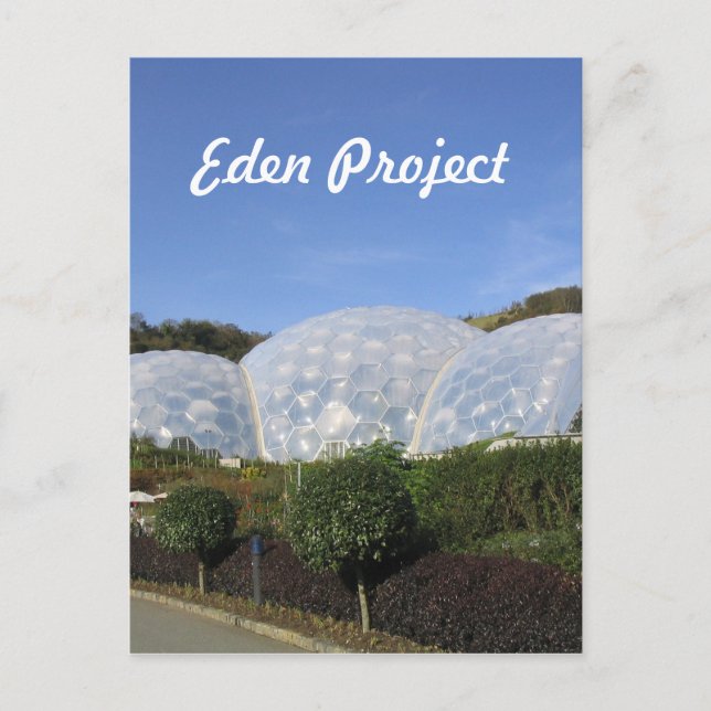 Projekt Eden Postkarte (Vorderseite)