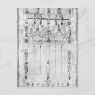 Projekt für den Dom, Höhe des Westens Postkarte