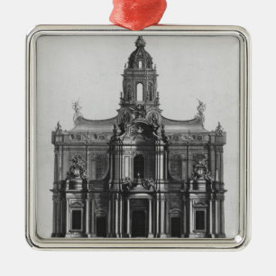 Projekt für die Kirche des Heiligen-Sulpice Silbernes Ornament