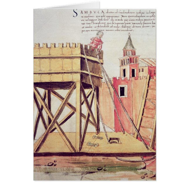 Projekt für einen Belagerungsturm (Vorne)