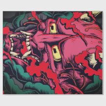 PROJEKT HALLOWEEN JAPANISCHEN DEVIL Wrapping Paper