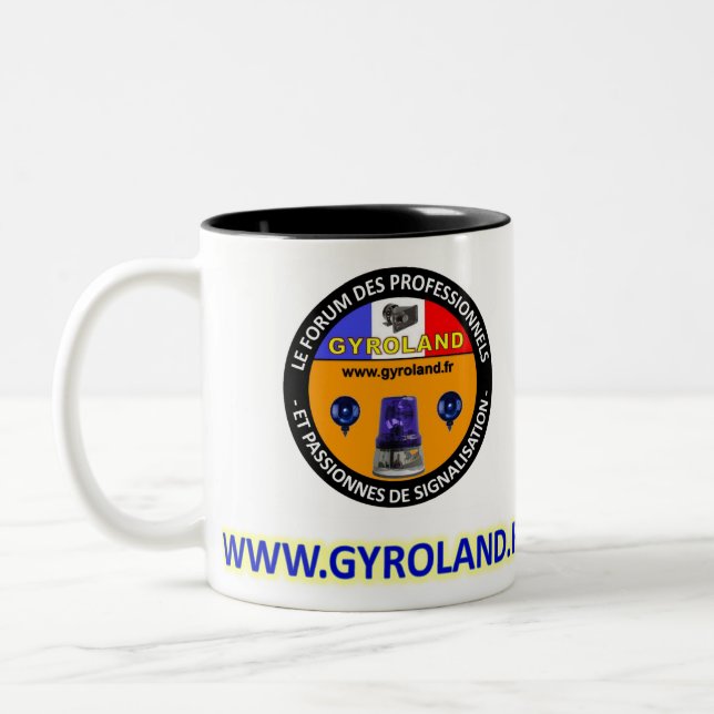 Projekt MUG GYROLAND Zweifarbige Tasse (Links)