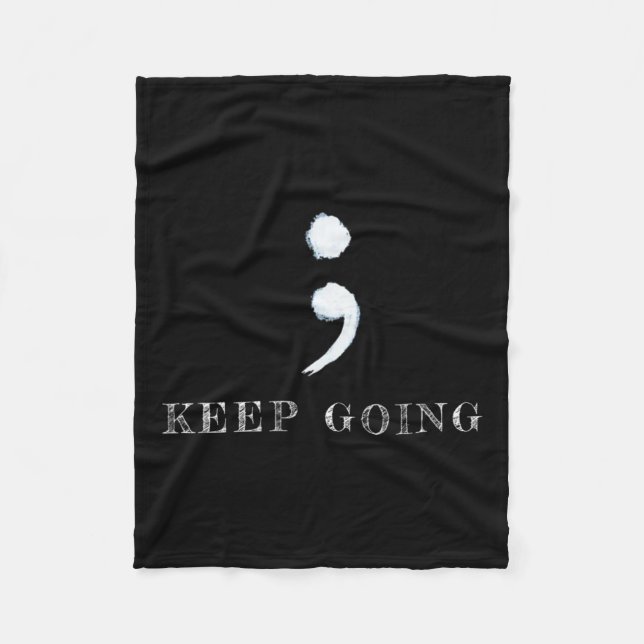 Projekt Sensibilisierung für psychische Gesundheit Fleecedecke (Vorderseite)