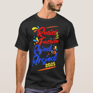 Projekt zum Widerstand gegen den Faschismus 2025 T-Shirt