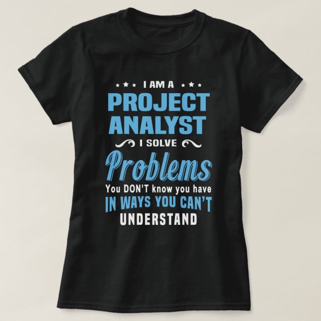 Projektanalytiker T-Shirt (Design vorne)
