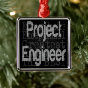 Projektingenieur Extraordinaire Metal Ornament Aus Metall