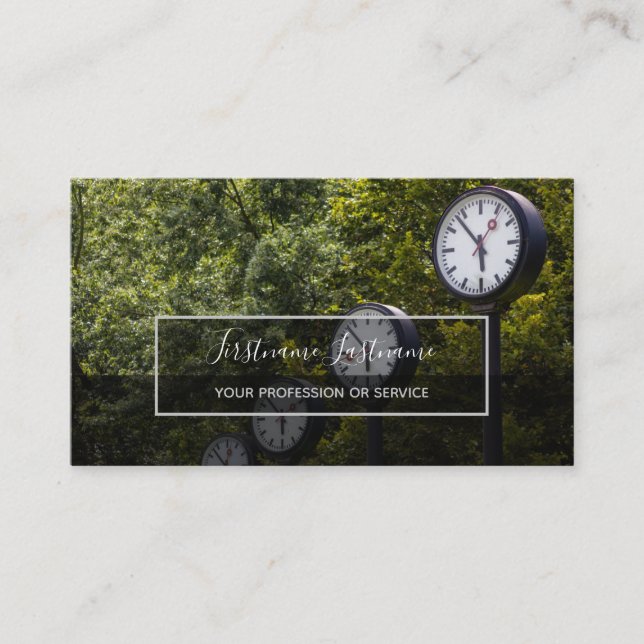 Projektleiter, freiberufliche Berater und Berater Visitenkarte (Vorderseite)