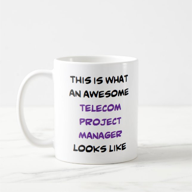 Projektleiter für Telekommunikation, phantastisch Kaffeetasse (Links)