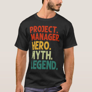 Projektleiter Myth Legend Vintages Projekt m T-Shirt