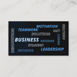 Projektmanagement-Geschäftslösungen Visitenkarte