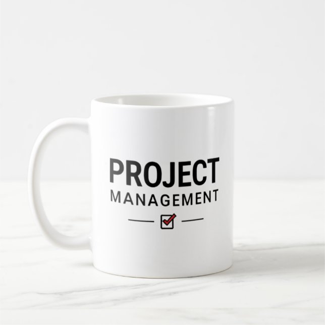 Projektmanagement Kaffeetasse (Links)