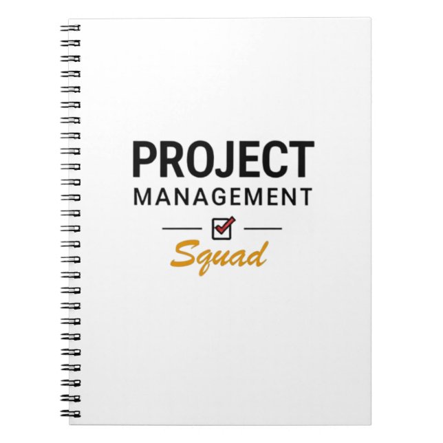 Projektmanagement-Team Notizblock (Vorderseite)