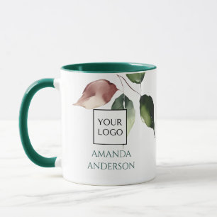 Projektmanager mit Hunter-Grün-Logo Tasse