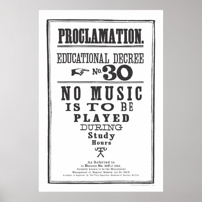 Proklamation 30 poster (Vorne)