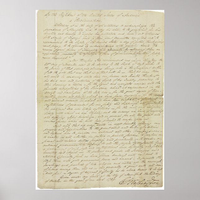 Proklamation des Posters 1789 Poster (Vorne)