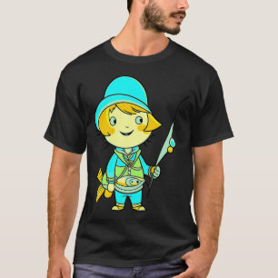 Prokrastifischen. Substantiv. Die Kunst, angeln zu T-Shirt